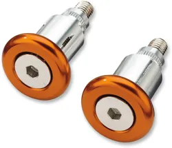 Moose Racing Orange Aluminum Handlebar End Cap