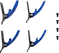Moose Racing Qualifier Blue Boot Buckle Base Kit