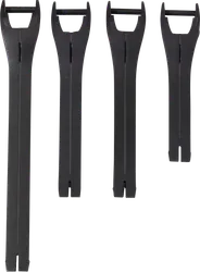 Moose Racing Qualifier Black Boot Strap Kit Sz 10-15