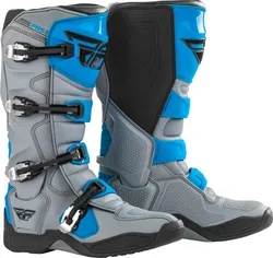 Fly Racing Grey Blue FR5 Riding Boot Mens Size 8